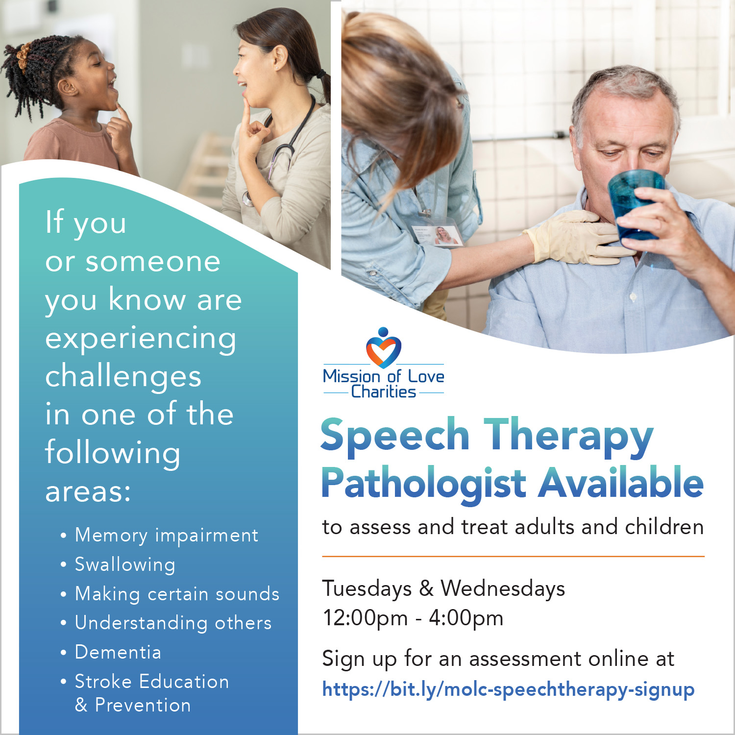 Speech Therapy Pathologist Available to Assess & Treat Adults & Children